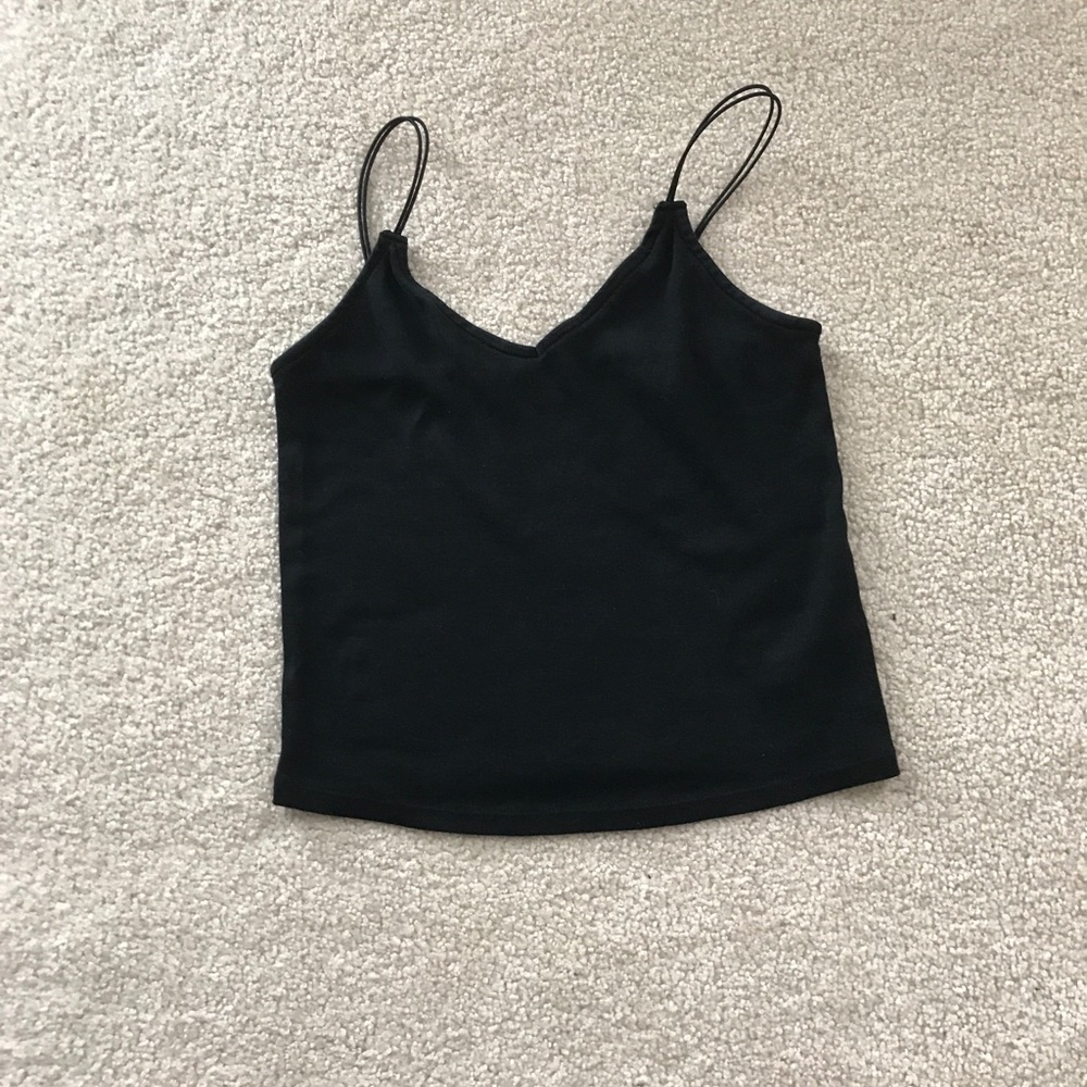 Black crop top